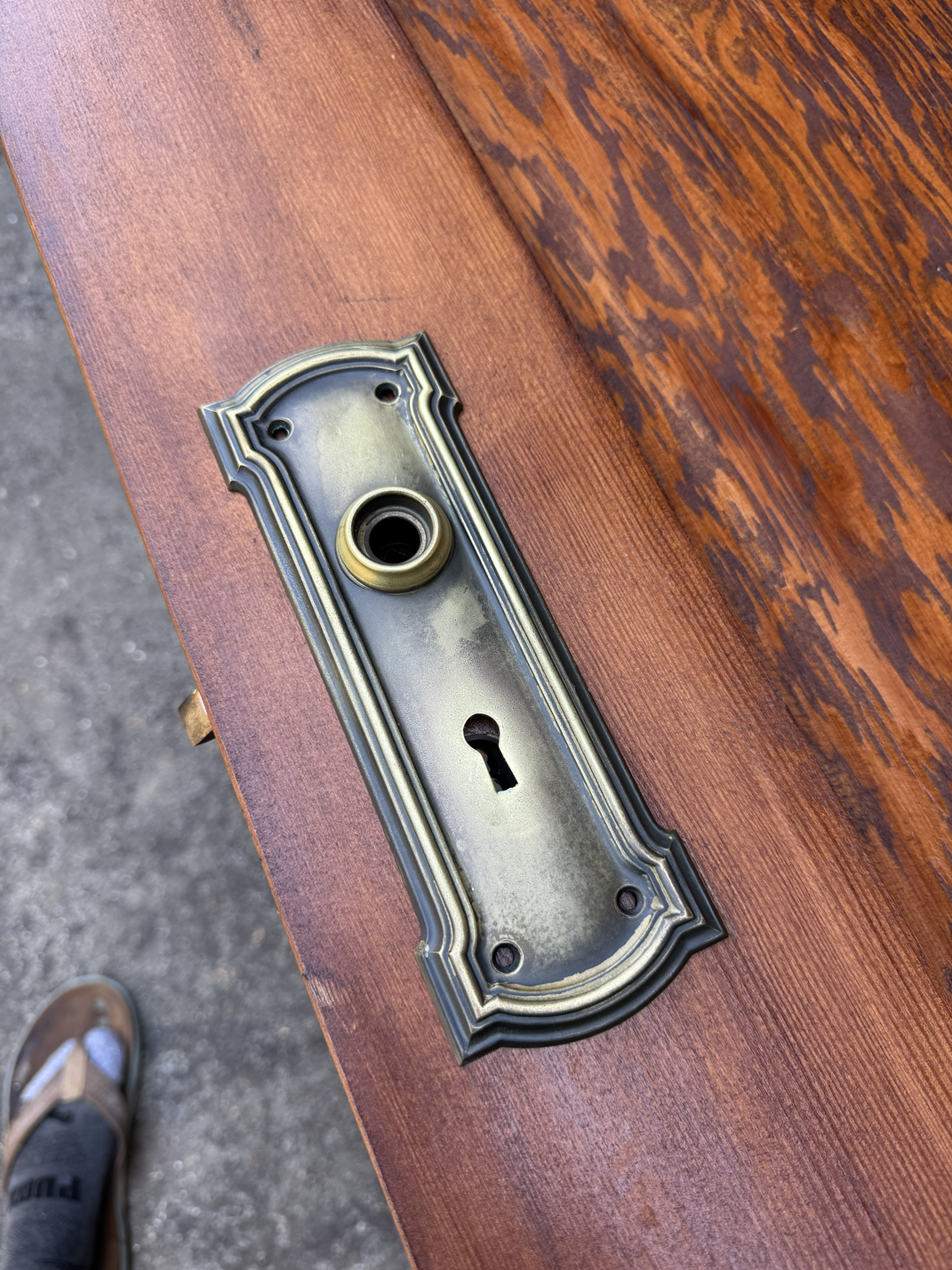 Refinishing a 1914 Interior Door